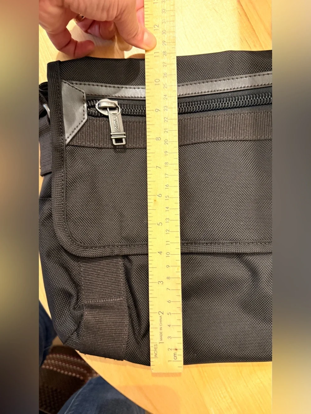 Tumi Crossbody Bag adjustable shoulder strap nylon worn twice